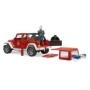 Bruder - Jeep Wrangler Unlimited Rubicon De Pompieri Cu Figurina Bruder - 5